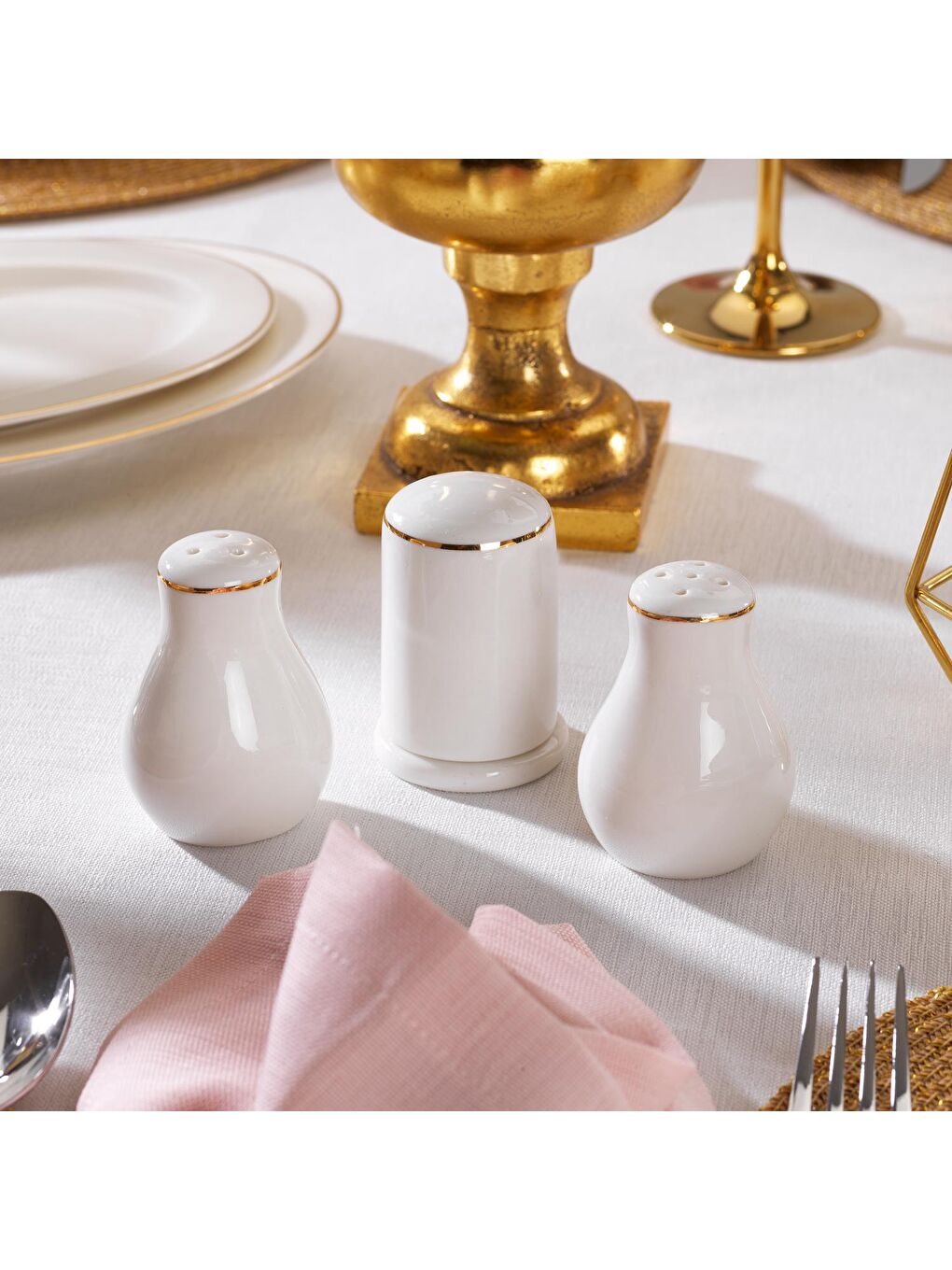 Sarı Mila Yemek Takımı-56 Parça-Altın03-9