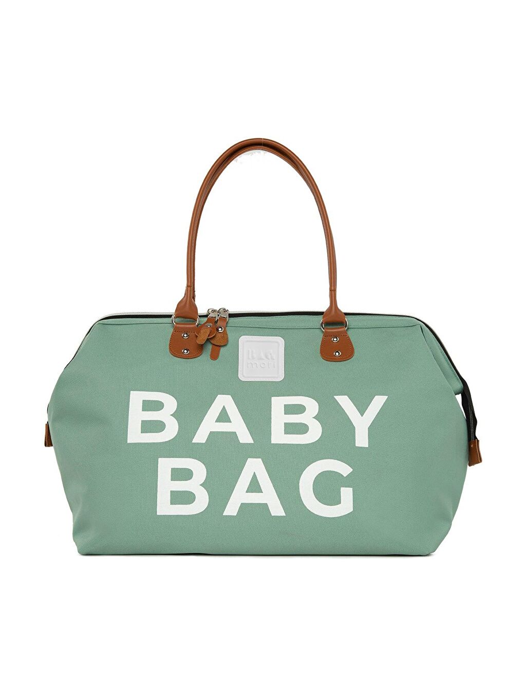 Bagmori Yeşil Baby Bag Baskılı Bebek Bakım Çantası