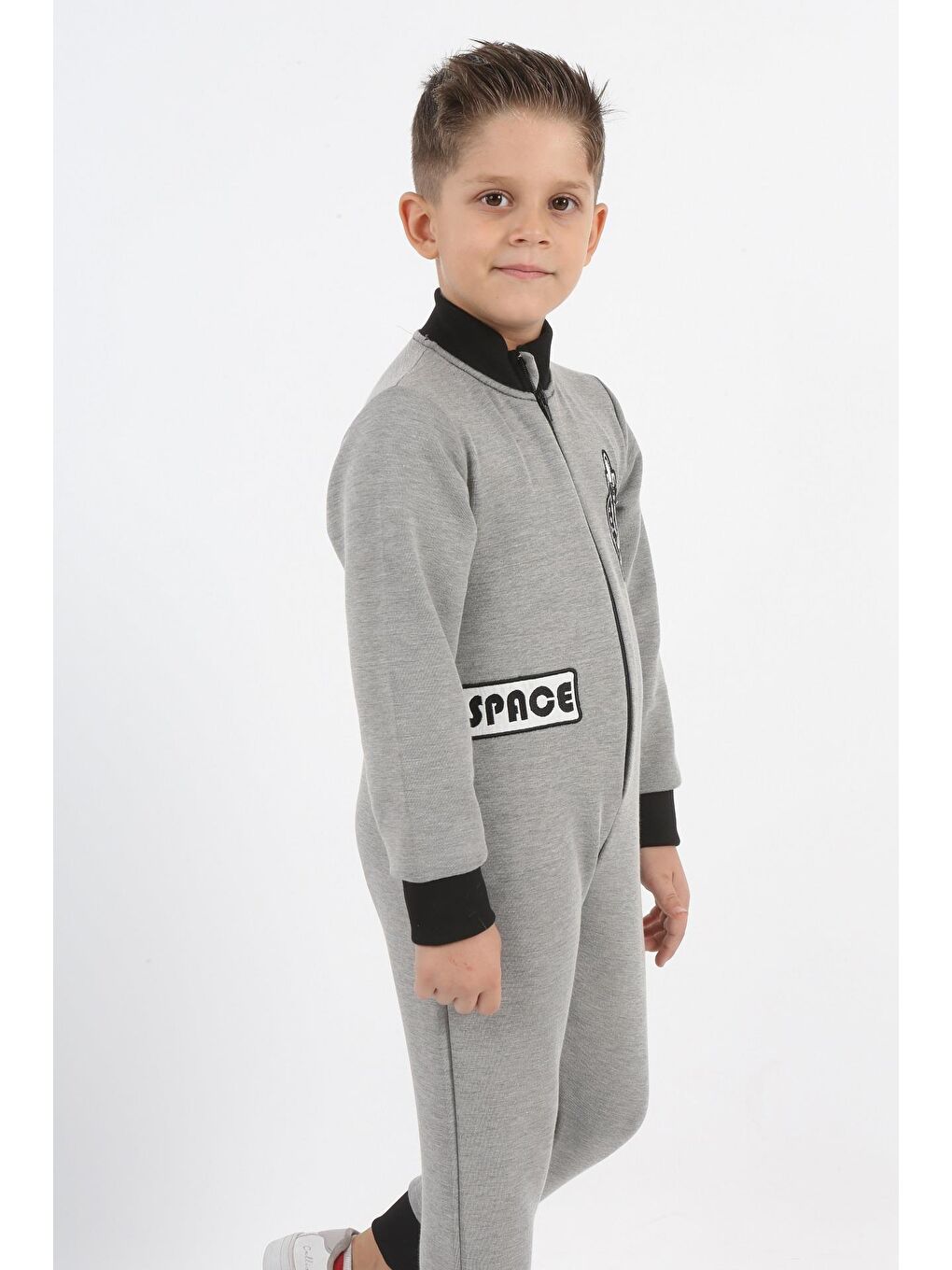 Gri Space Area Erkek Çocuk Tulum LP-23WIN-026-3