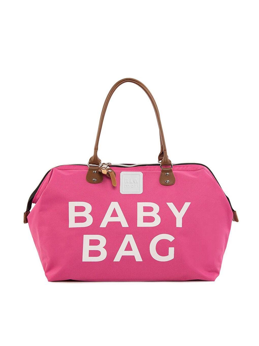 Bagmori Fuşya Baby Bag Baskılı Bebek Bakım Çantası