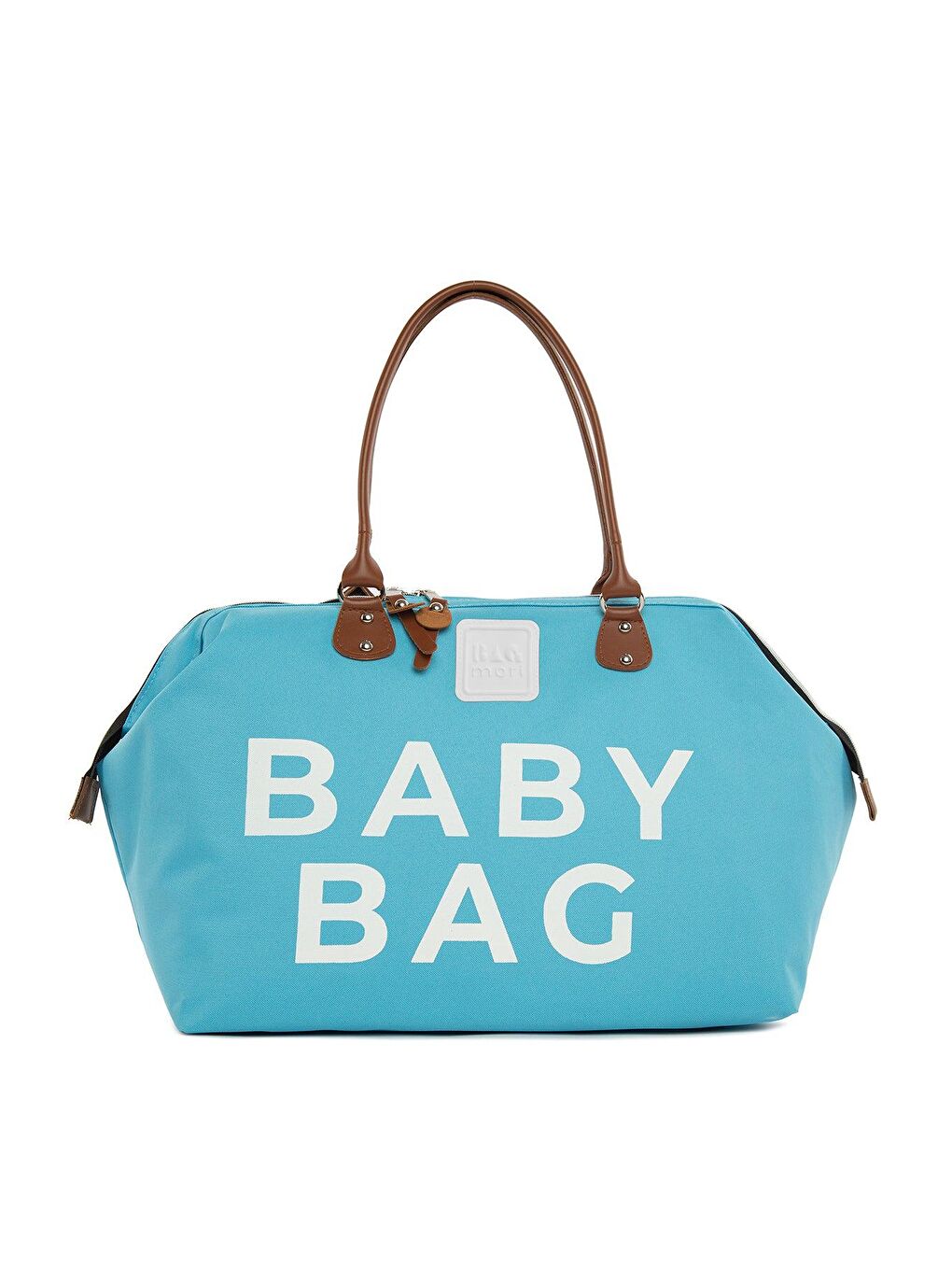 Bagmori Mavi Baby Bag Baskılı Bebek Bakım Çantası