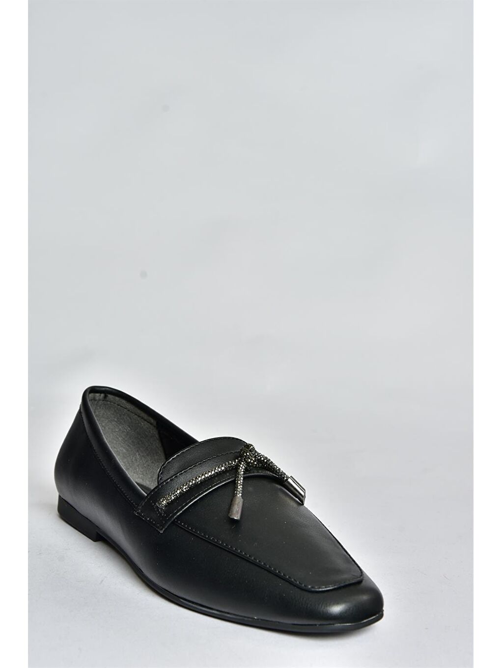 Siyah Taşlı Günlük Kadın Babet P820840009-4