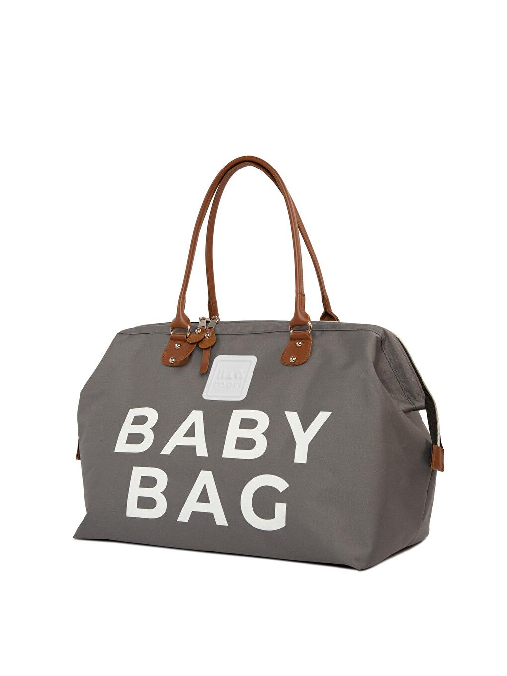 Bagmori Gri Baby Bag Baskılı Bebek Bakım Çantası - 1