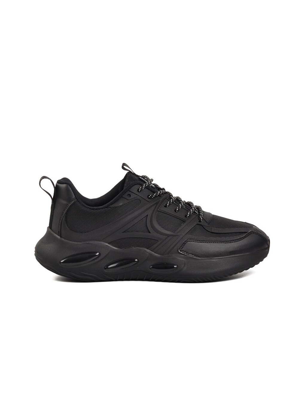 231495 Siyah Bağcıklı Erkek Sneaker