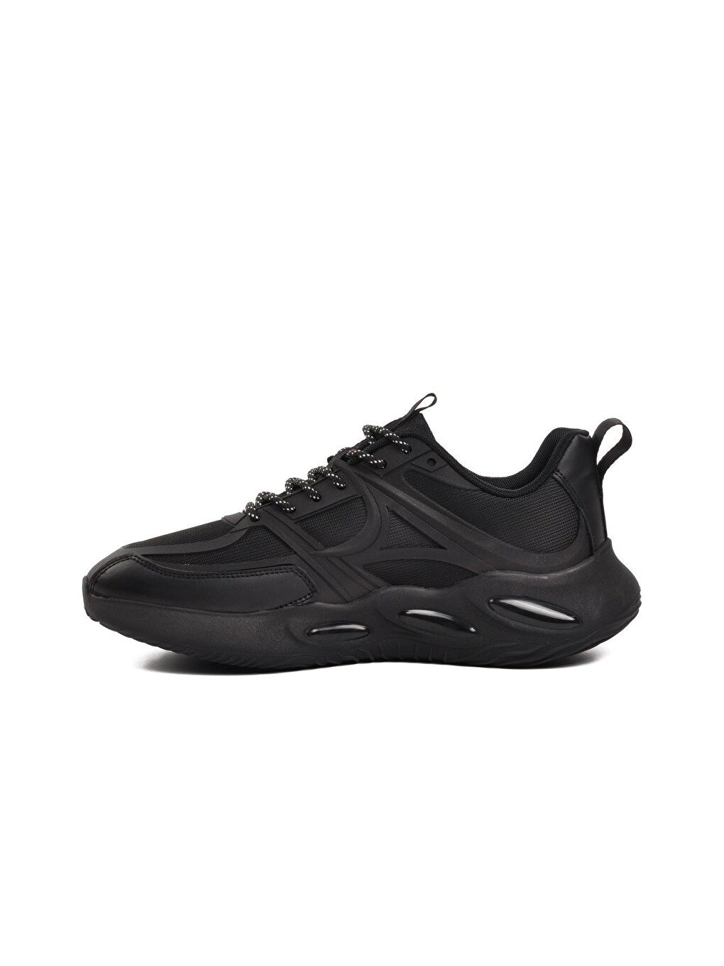 231495 Siyah Bağcıklı Erkek Sneaker-1