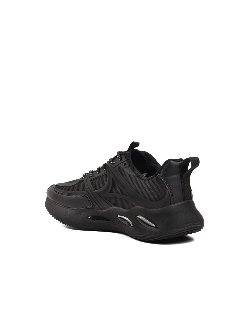 231495 Siyah Bağcıklı Erkek Sneaker-3