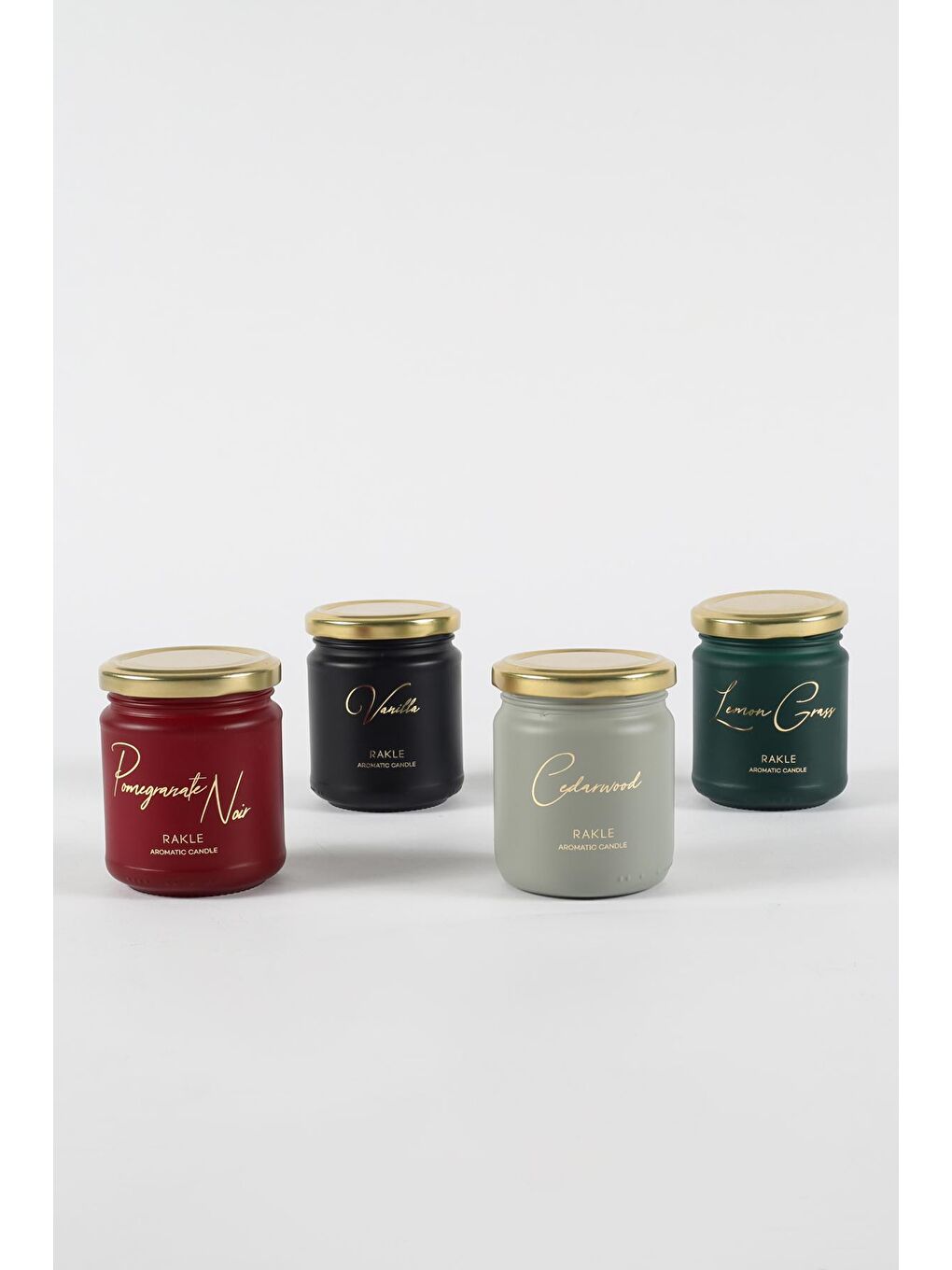 Renksiz Elegant 4'lü Kavanoz Mum Seti 110 gr-2