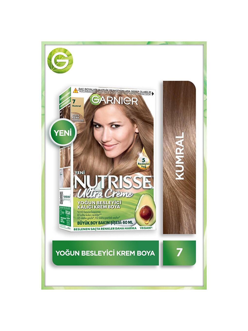 GARNIER Kahverengi Ultra Creme 7 Kumral