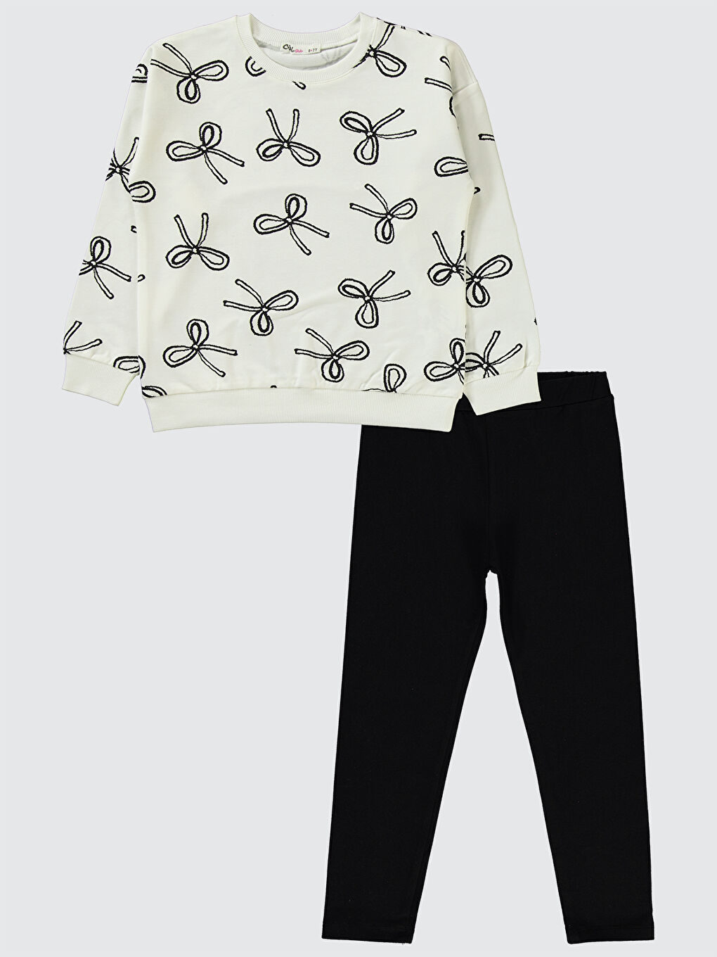 Girls Kız Çocuk Takım 6-9 Yaş Ekru