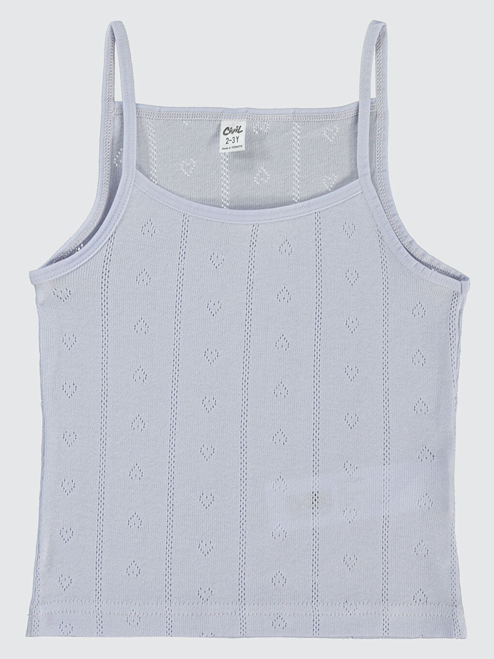 Girls Kız Çocuk 2'li Atlet 2-10 Yaş Beyaz-Lila-2