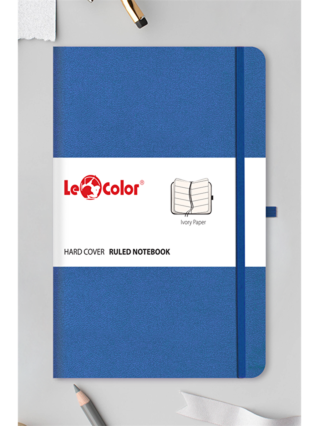 LE COLOR Mavi Tarihsiz Klasik Defter Rec Note 13x21 Çizgili Mavi