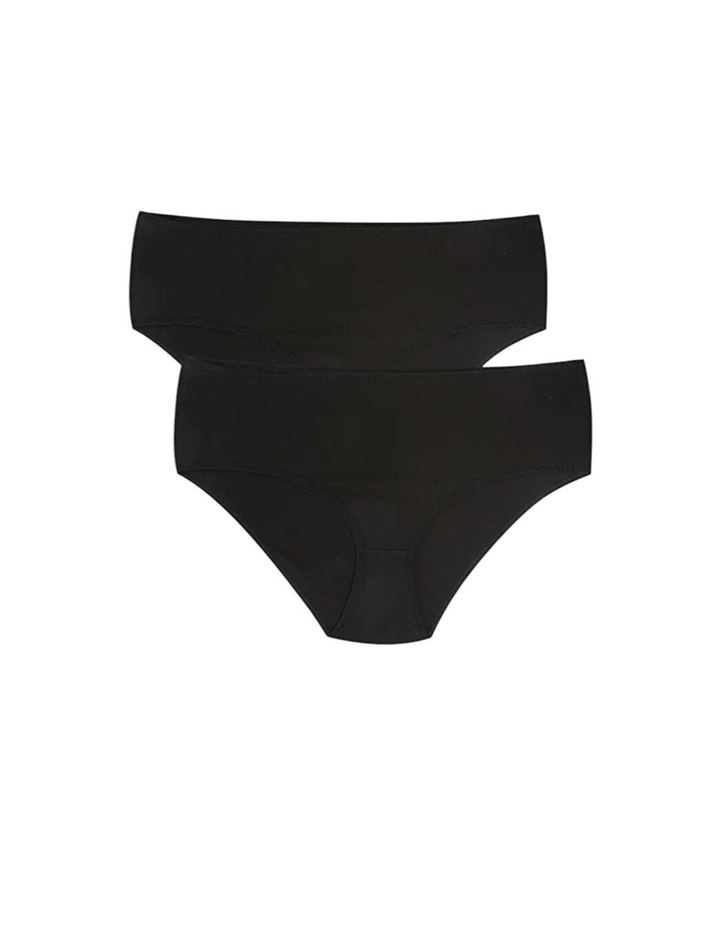 Karışık Geniş Kenar 4'lü Düz Kadın Bato Külot-1