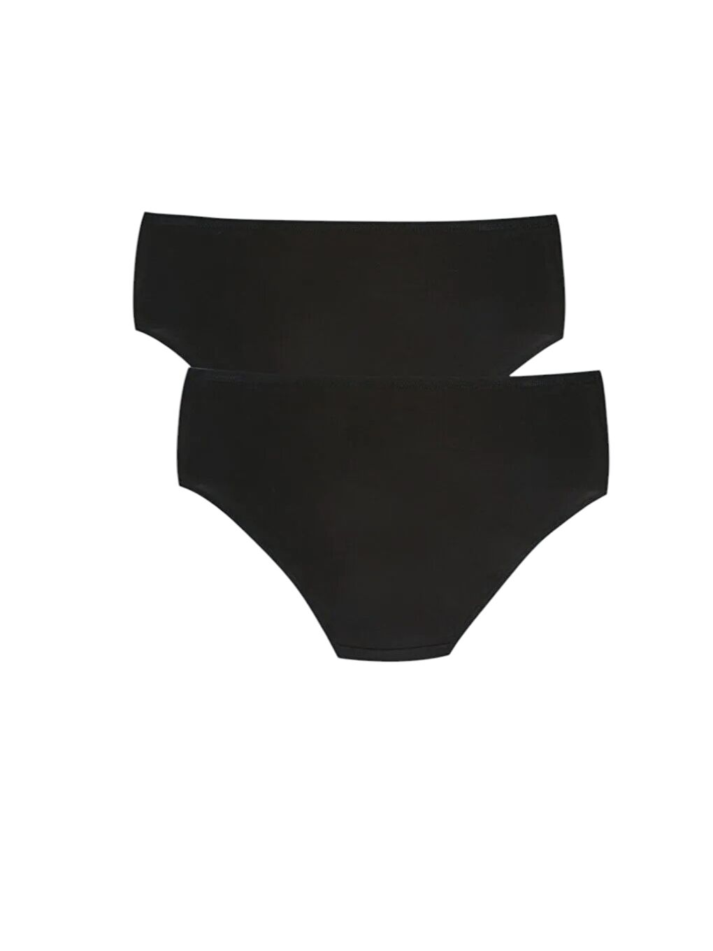 Karışık Geniş Kenar 4'lü Düz Kadın Bato Külot-2