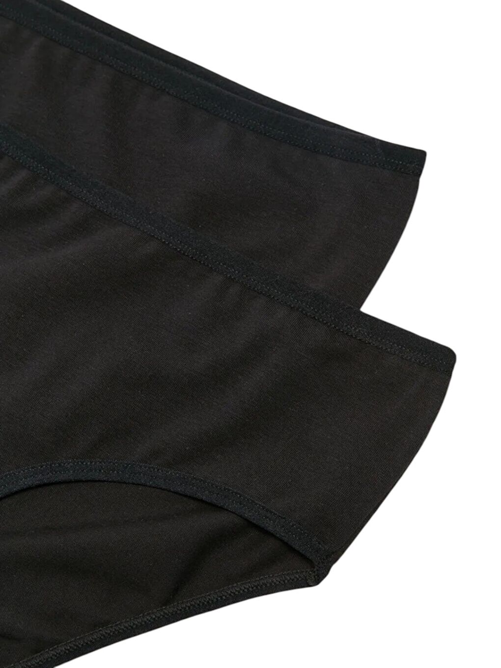 Karışık Geniş Kenar 4'lü Düz Kadın Bato Külot-3