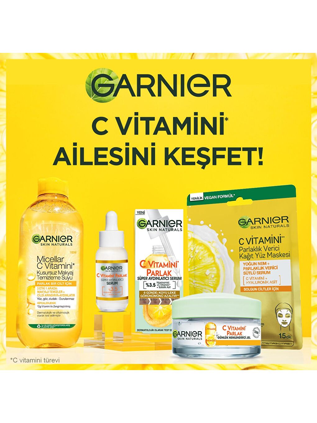 GARNIER Şeffaf Micellar C Vitamini Kusursuz Makyaj Temizleme Suyu (400 ml) - 4