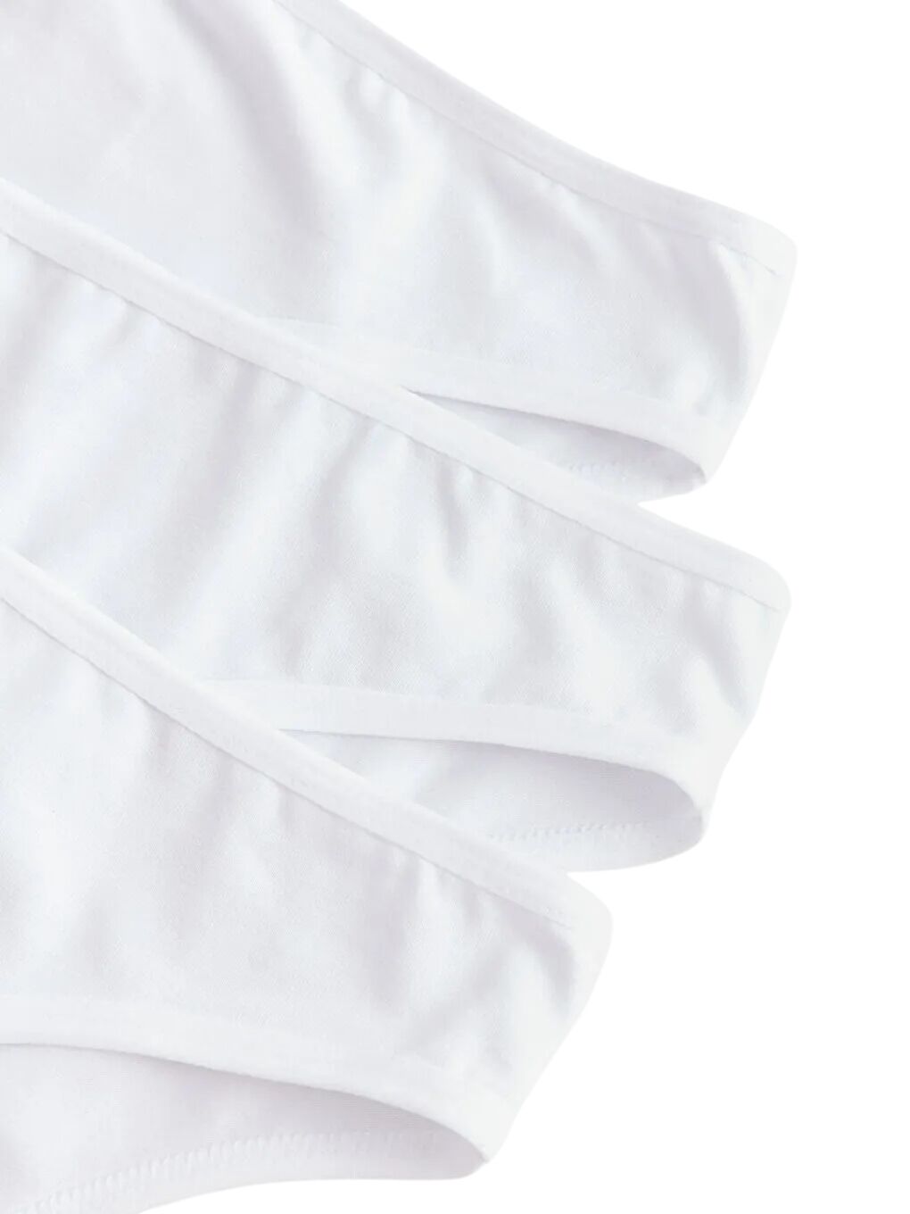 Güneş Kadın Beyaz Pamuklu Elastanlı Külot 7 li Paket - 1