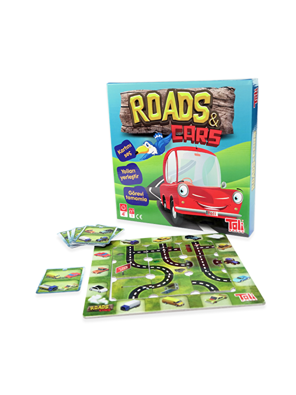 Toli Games Karışık Roads and Cars Yön Bulma Zeka Oyunu - 3