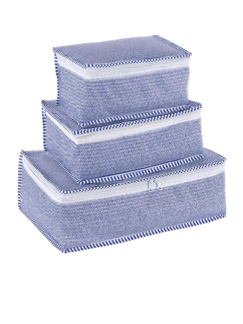 Travel | Valiz Düzenleyici Set 6 Parça | Bavul İçi Organizer Mavi-2