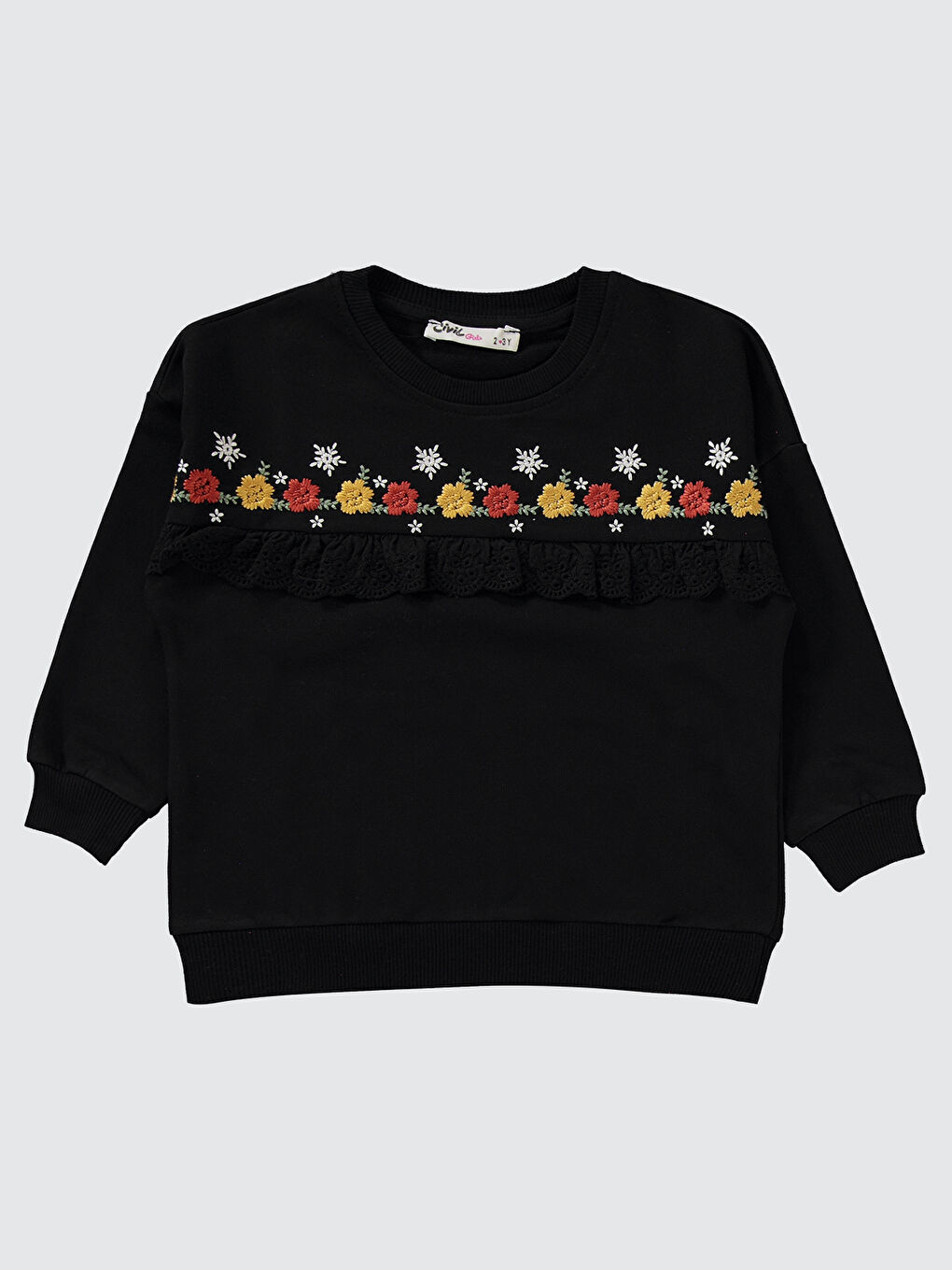 Girls Kız Çocuk Eşofman Takımı 2-5 Yaş Siyah-2