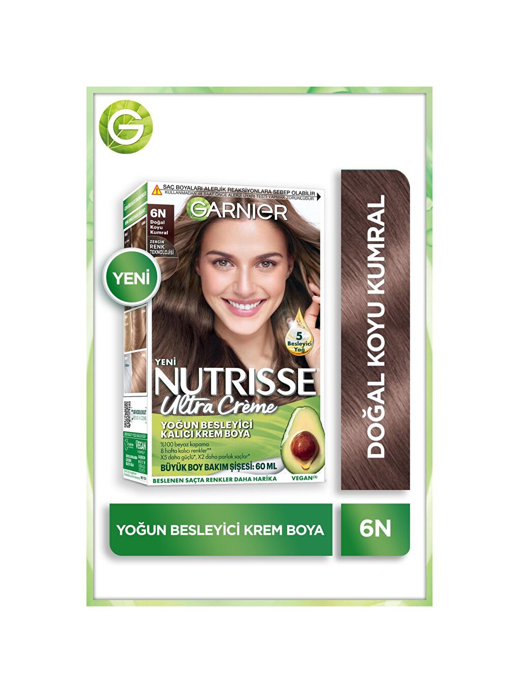 GARNIER Kahverengi Ultra Creme 6N Doğal Koyu Kumral