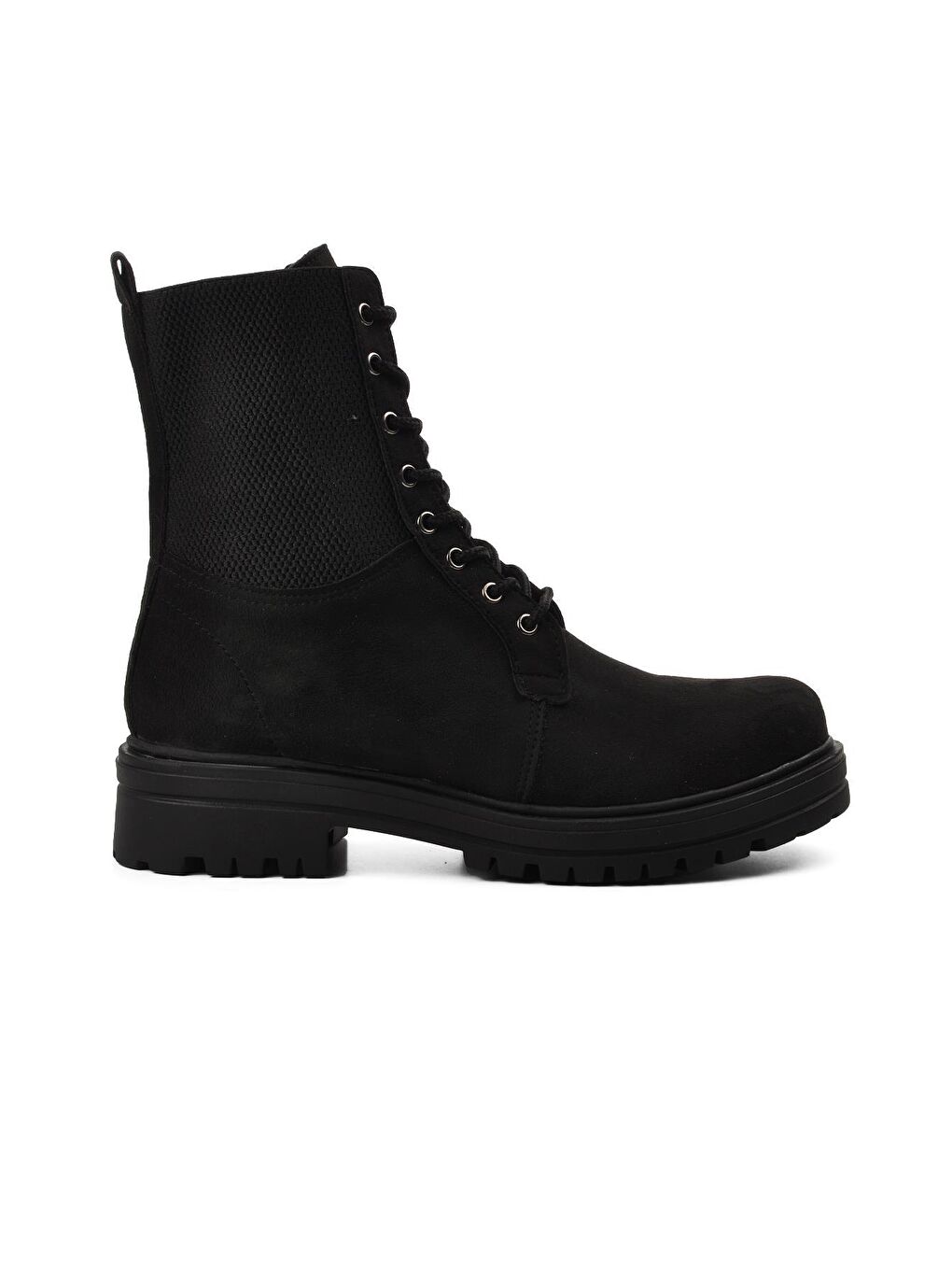 2153 Siyah Süet İçi Polarlı Kadın Postal Bot