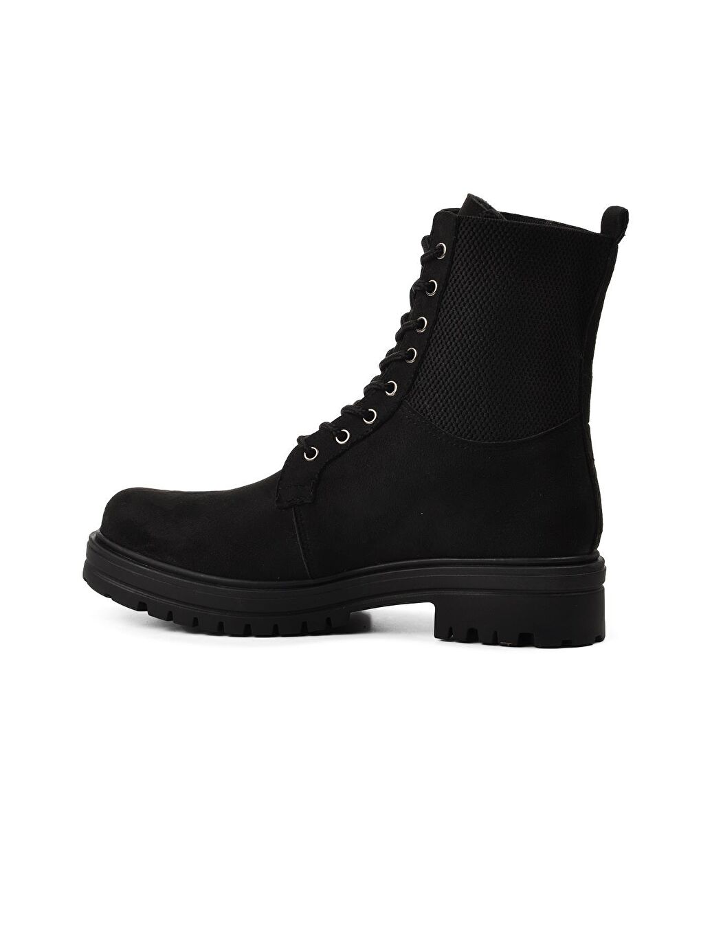 2153 Siyah Süet İçi Polarlı Kadın Postal Bot-1