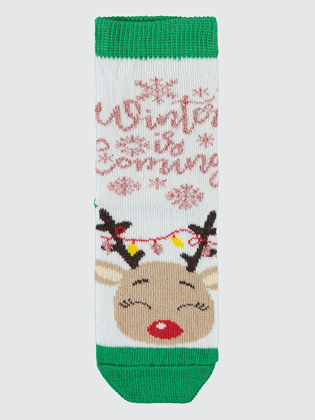 Girls Kız Çocuk 3'lü Soket Çorap 2-12 Yaş Beyaz-3