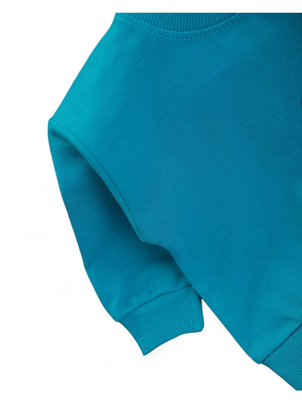 Petrol Erkek Bebek Mevsimlik Martı Nakışlı Sweatshirt, Çizgili Pantalonlu 2'li Alt Üst Takım-3
