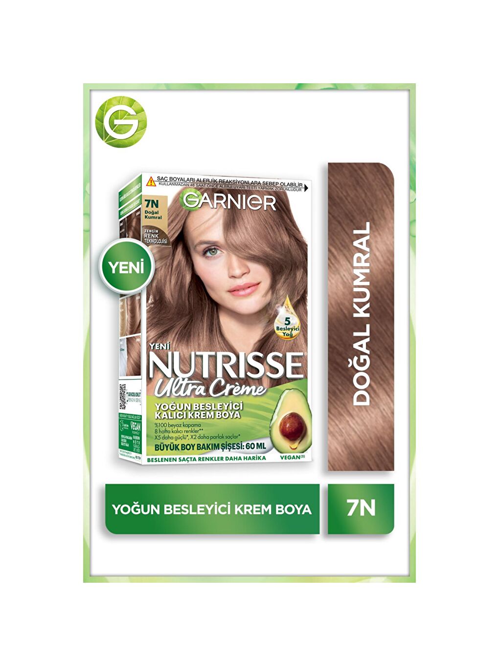 GARNIER Kahverengi Ultra Creme 7N Doğal Kumral