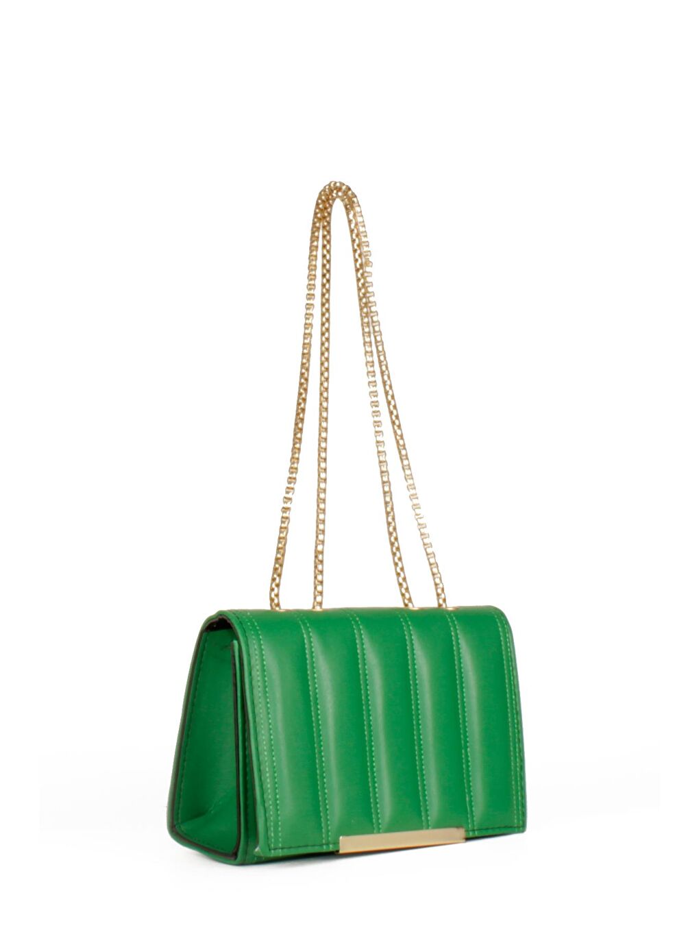 Yeşil Kadın Zincir Asklı El ve Omuz Çantası (10545)