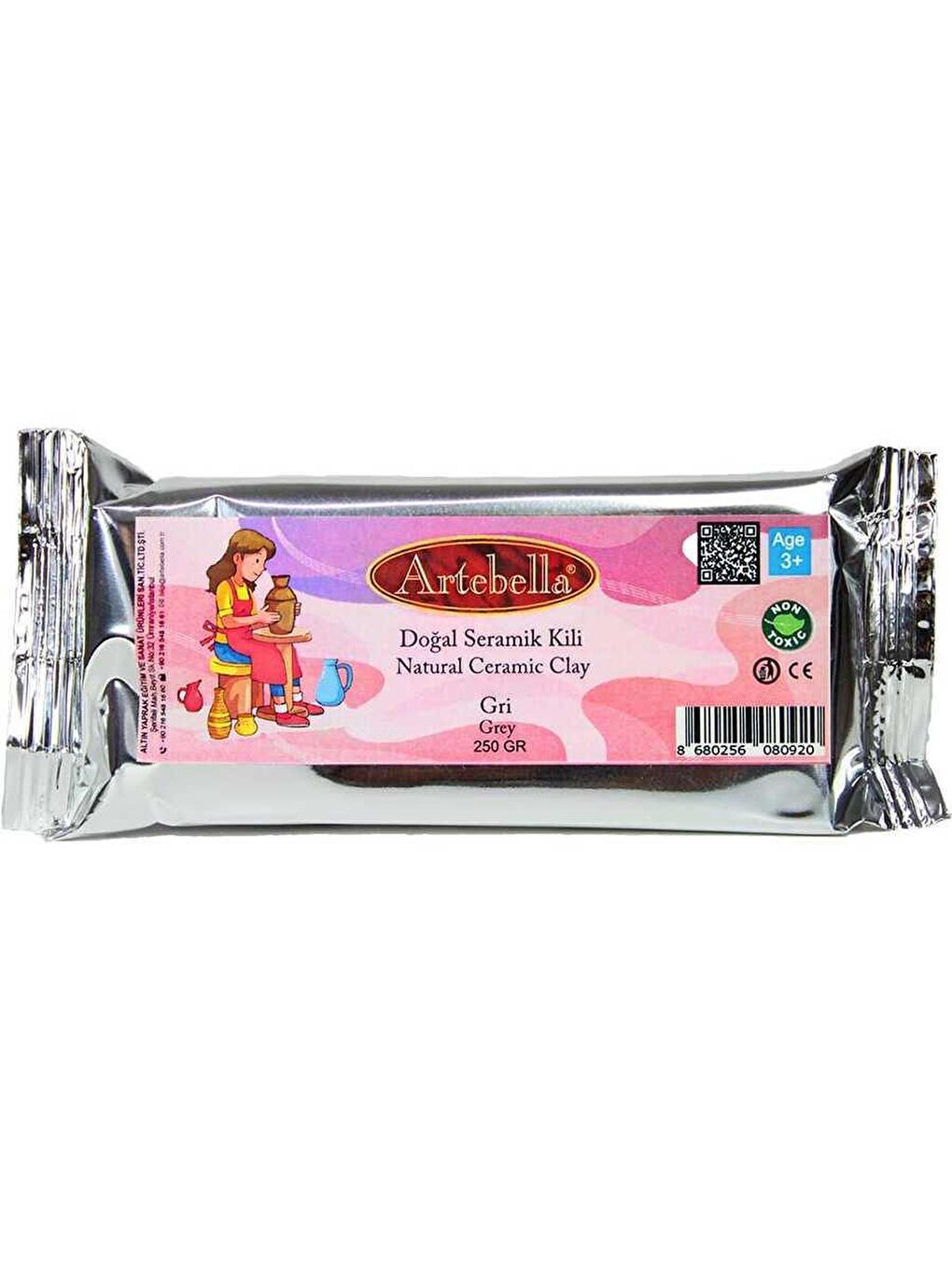 Artebella Karışık Doğal Seramik Kili Beyaz 250gr - 1