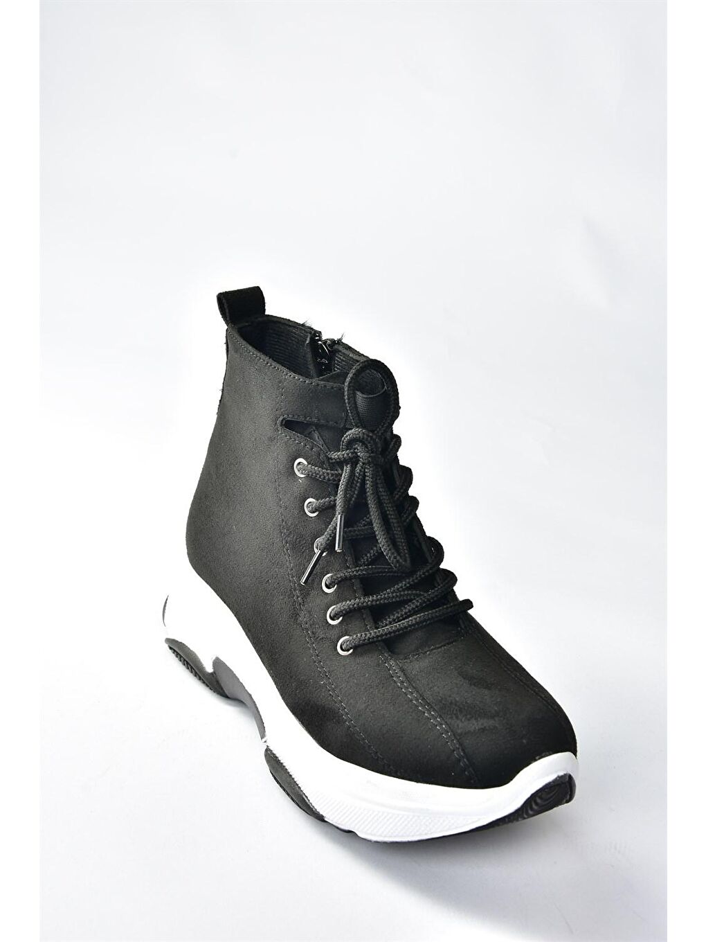 N239002302 Siyah Kadın Sneakers-4