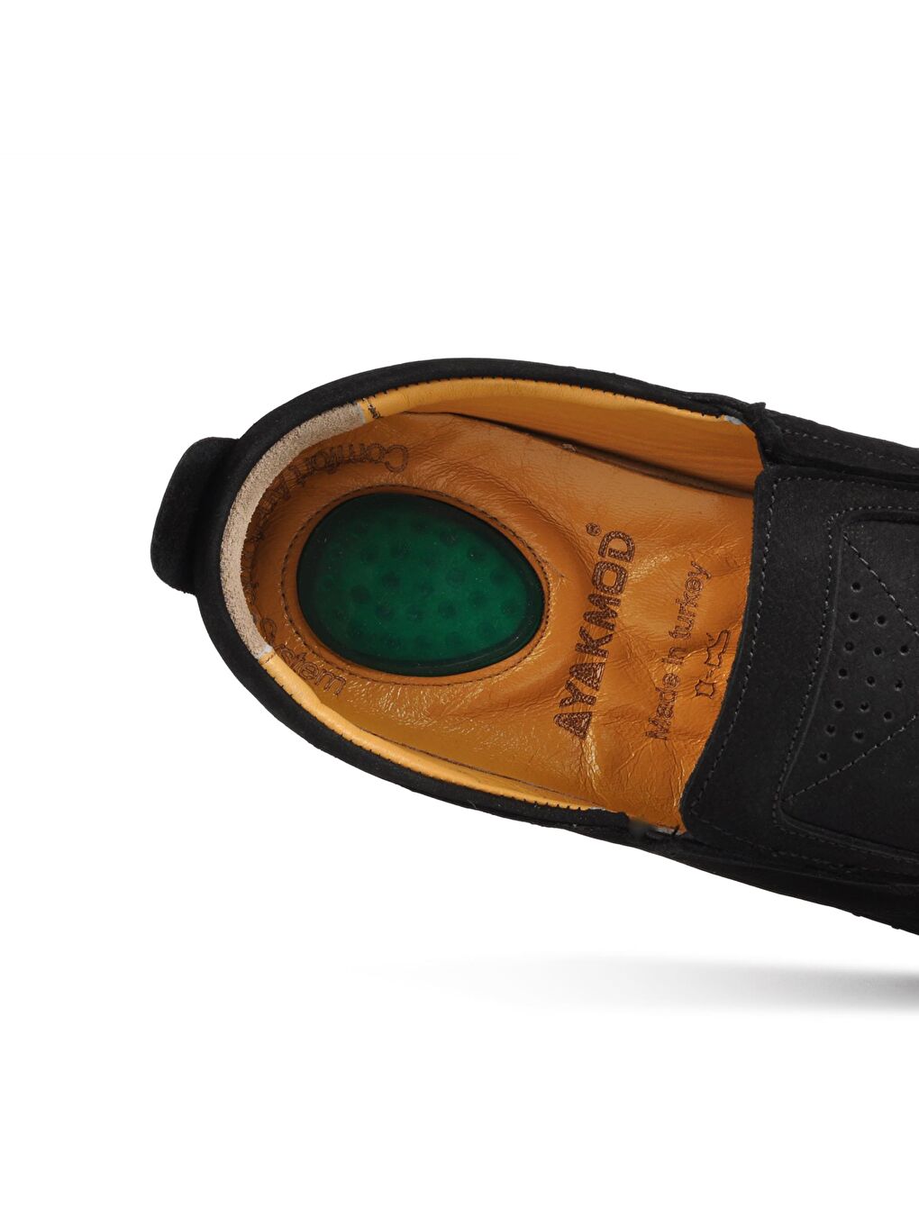 021 Siyah Nubuk Erkek Hakiki Deri Ayakkabı-1