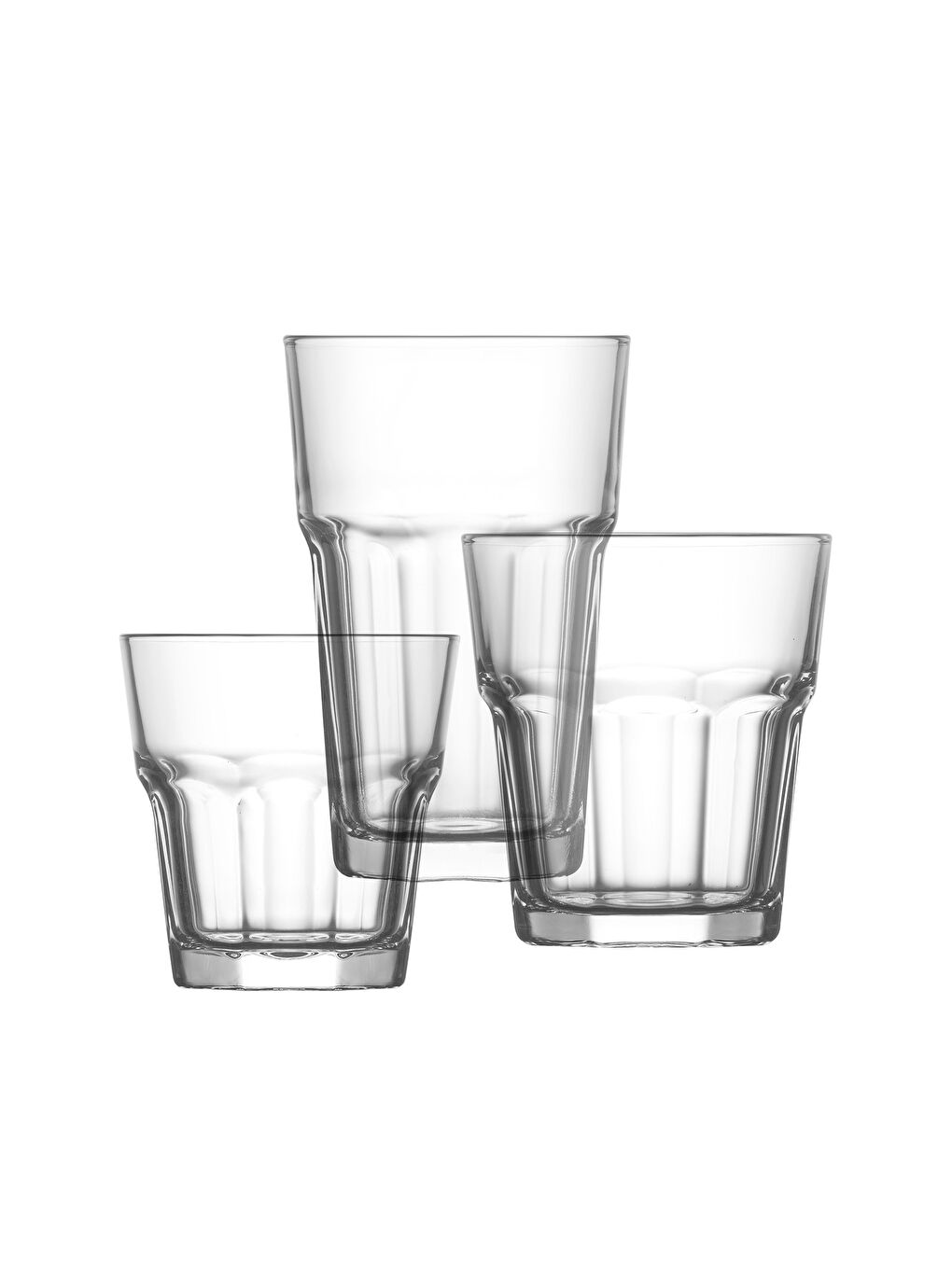 Renksiz Aras 18'li Meşrubat Bardağı Seti-1