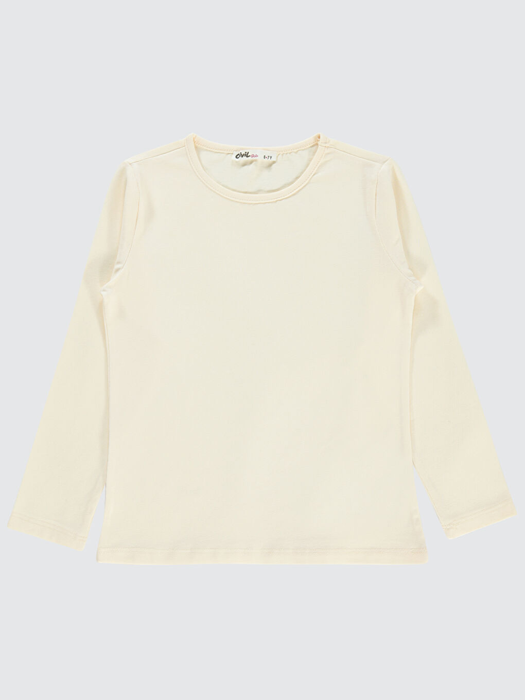 Bej Girls Kız Çocuk Sweatshirt 6-9 Yaş Fildişi