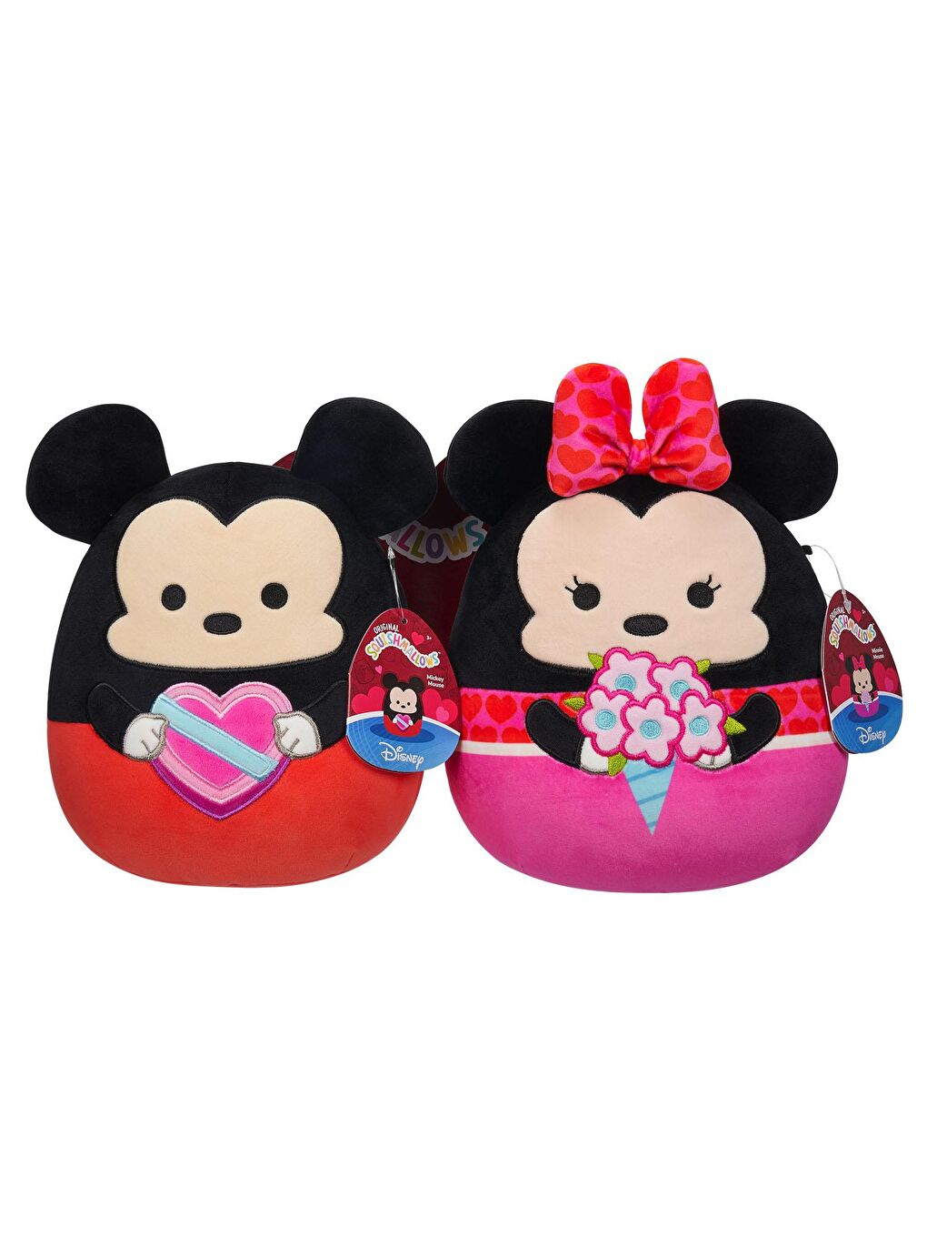 Squishmallows Disney Serisi Mickey ve Minnie 2'li 20cm SQDI00308