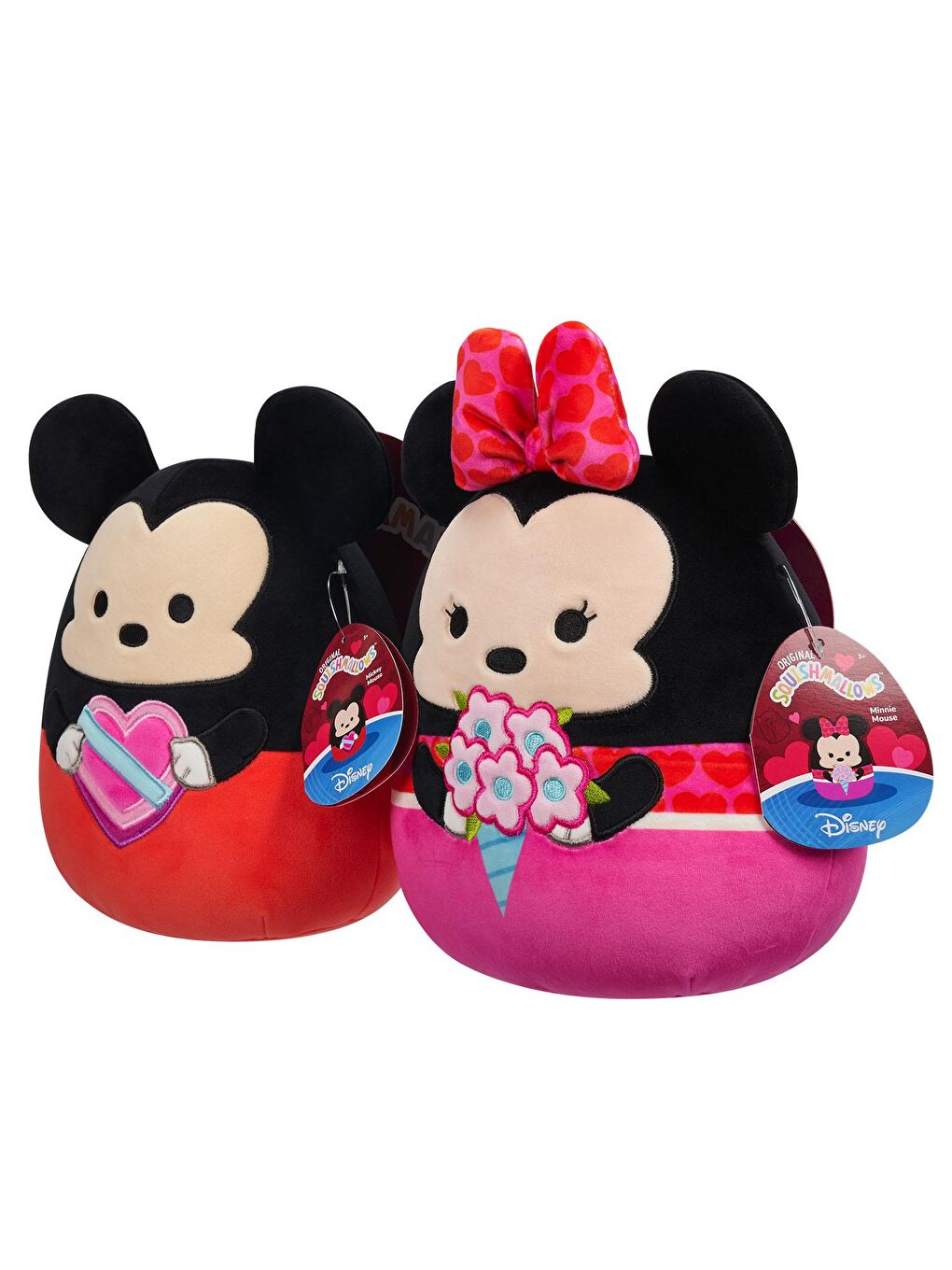 Squishmallows Disney Serisi Mickey ve Minnie 2'li 20cm SQDI00308 - 1