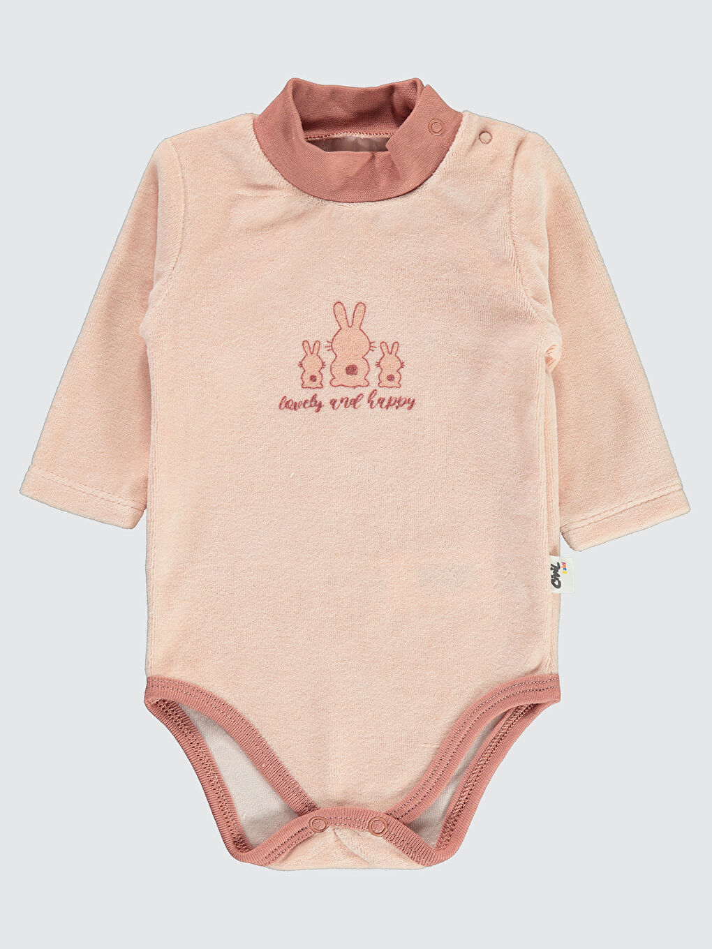 Baby Kız Bebek Çıtçıtlı Badi 1-18 Ay Pembe