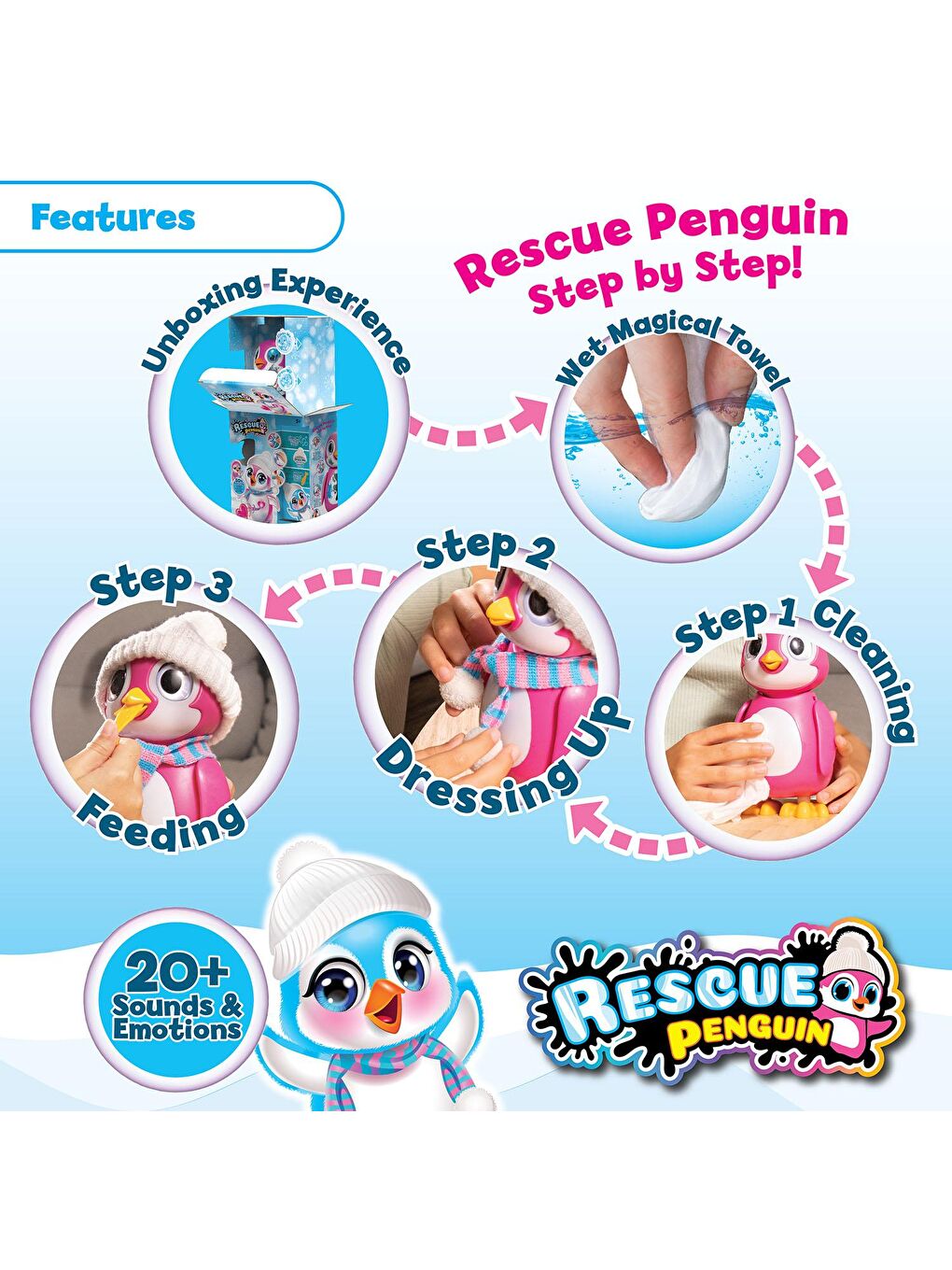 Silverlit Pembe Rescue Penguin - Pembe 88651 - 5