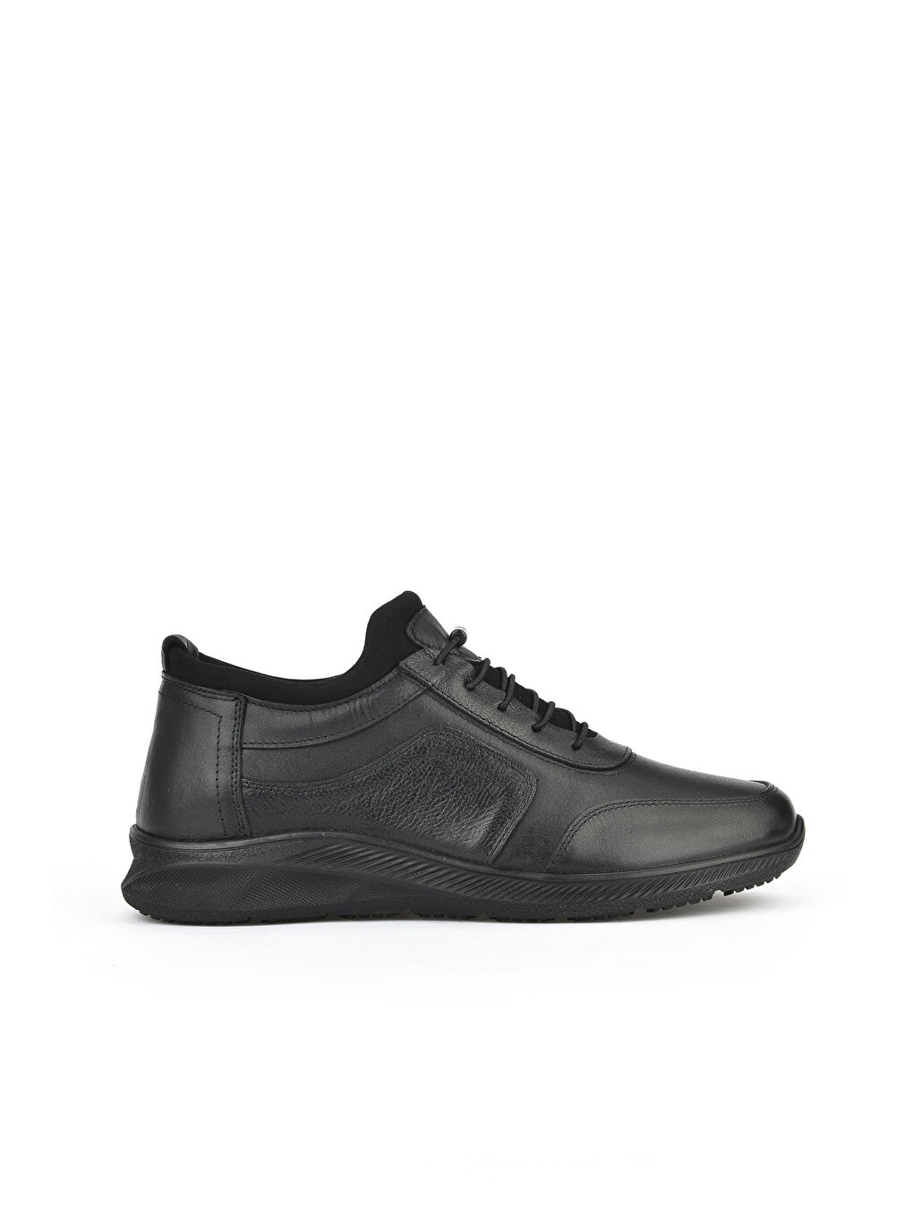 Ziya Ayakkabı Erkek Hakiki Deri Sneaker 143423Z69 Siyah