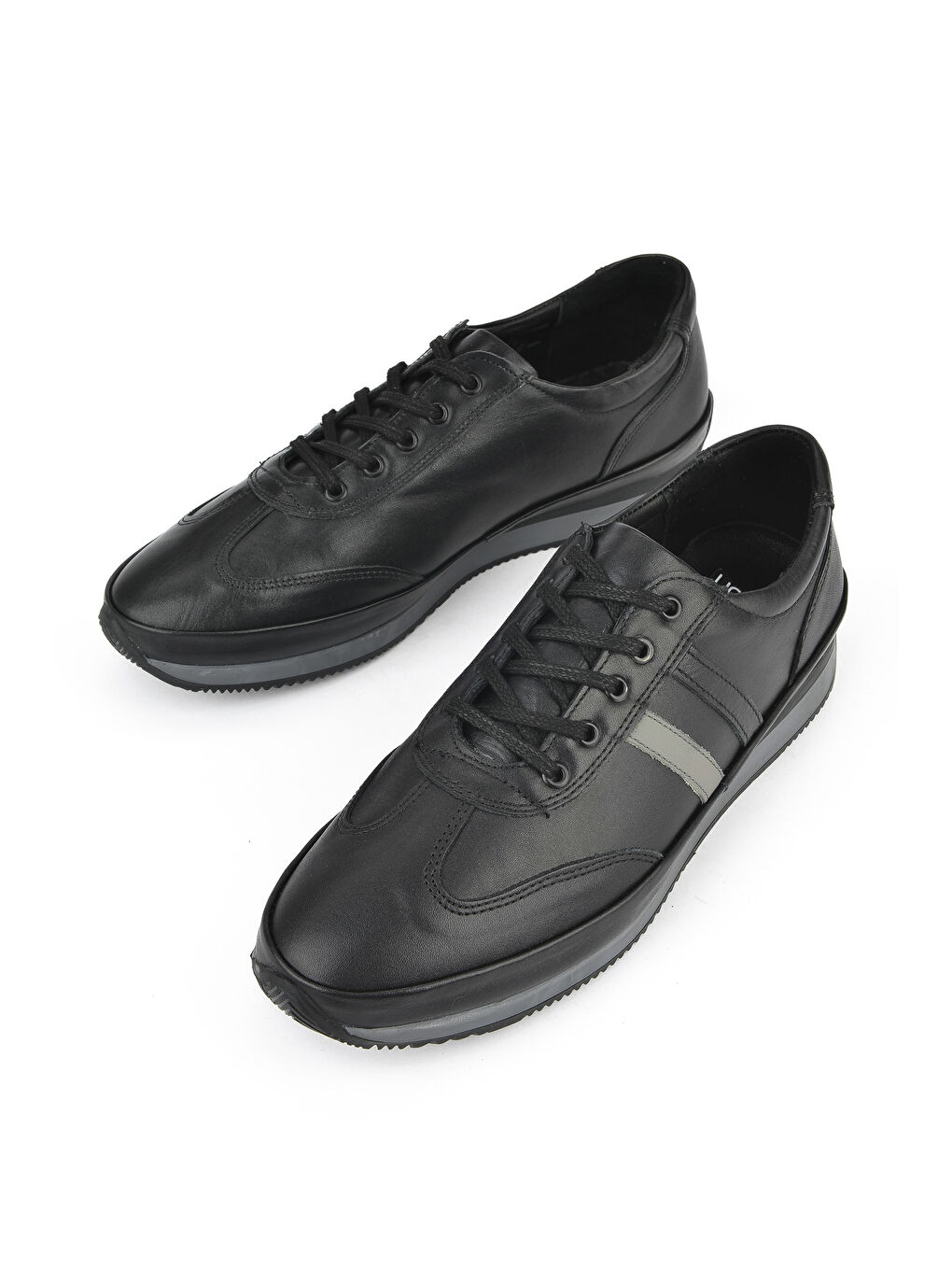 Ziya Ayakkabı Erkek Hakiki Deri Sneaker 143423Z78 Siyah - 4