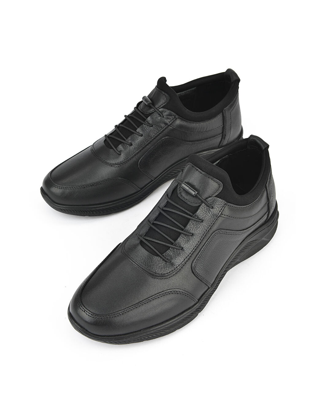 Ziya Ayakkabı Erkek Hakiki Deri Sneaker 143423Z69 Siyah - 4