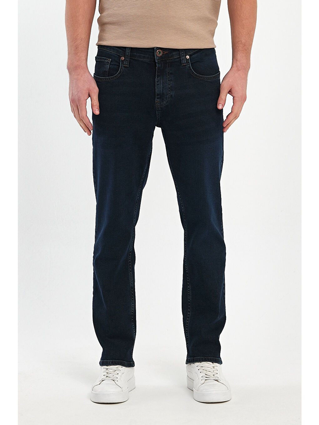 Kahverengi Montana 128 Regular Fit Erkek Jean