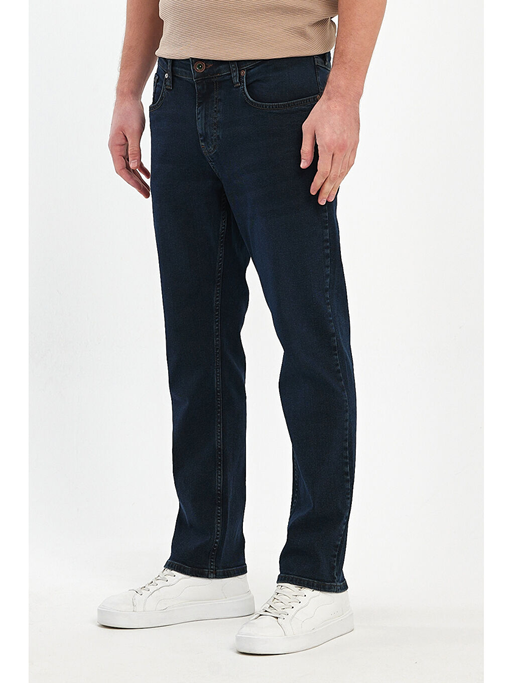 Kahverengi Montana 128 Regular Fit Erkek Jean-3