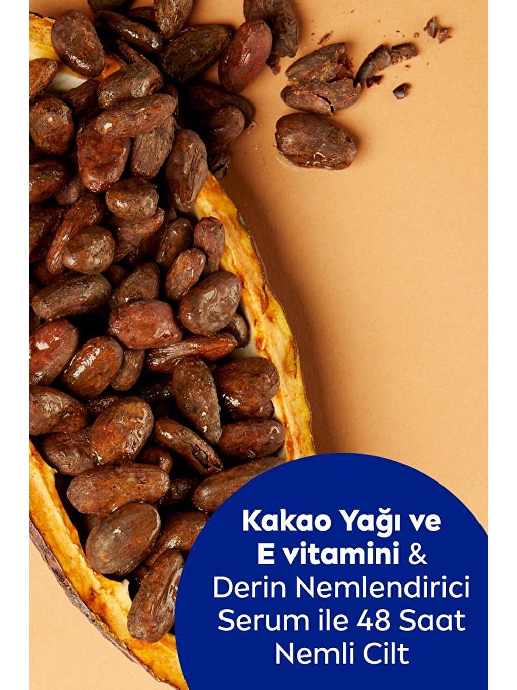 NIVEA El Ve Vücut Bakım Kremi Cocoa Butter 400 ml, Ne mlendirici Serum, Kakao Yağı Ve E Vitamini - 2