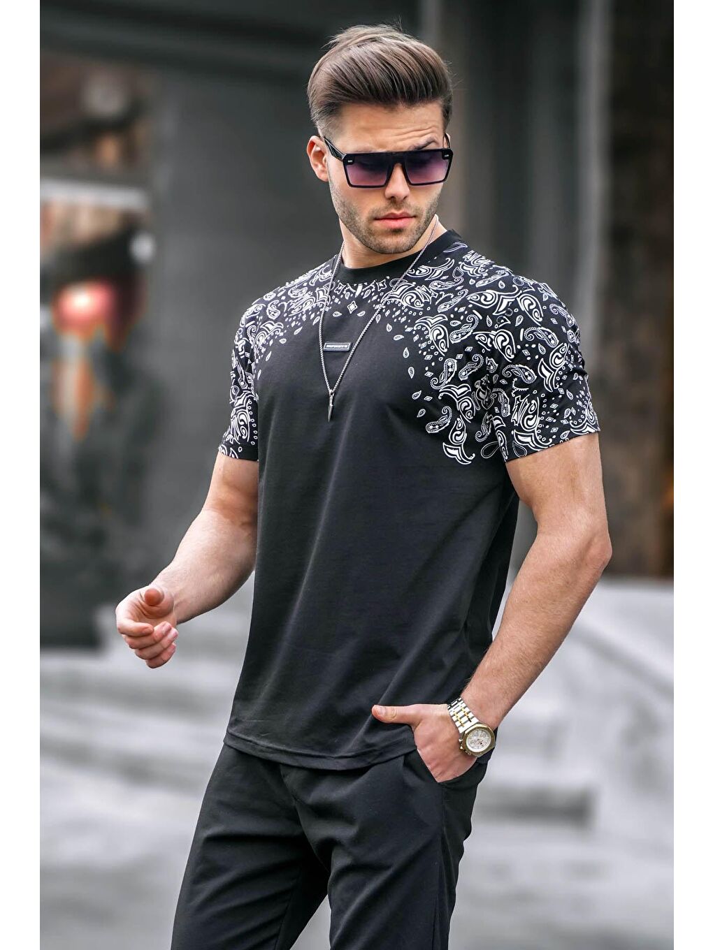 Erkek Siyah Tişört 5354