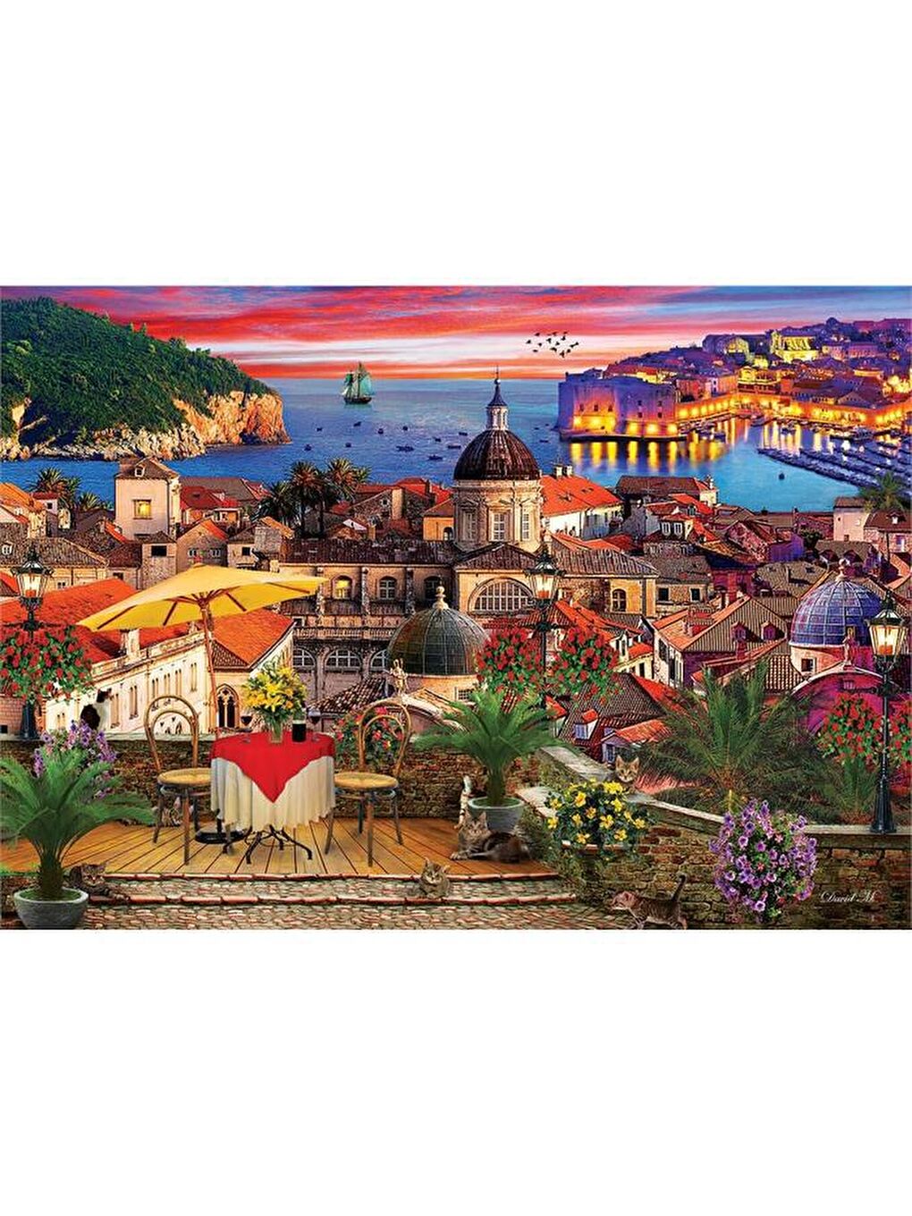 Art Puzzle Karışık 1000 Parça Puzzle Dubrovnik