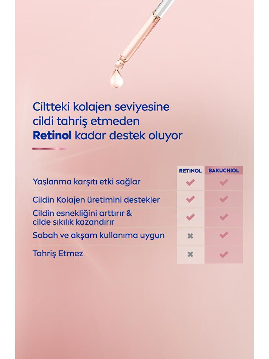 NIVEA Cellular Expert Lift Şekillendirici Serum 30 ml, Yüz, Boyun Ve Dekolte Bölgesi, Saf Bakuchiol - 2