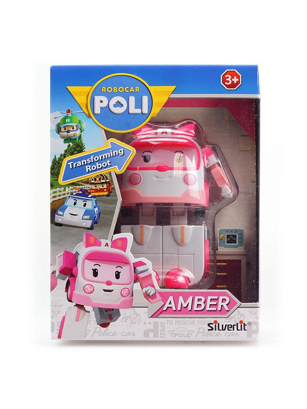 Robocar Poli Transformers Robot Figür - Amber 83172-1