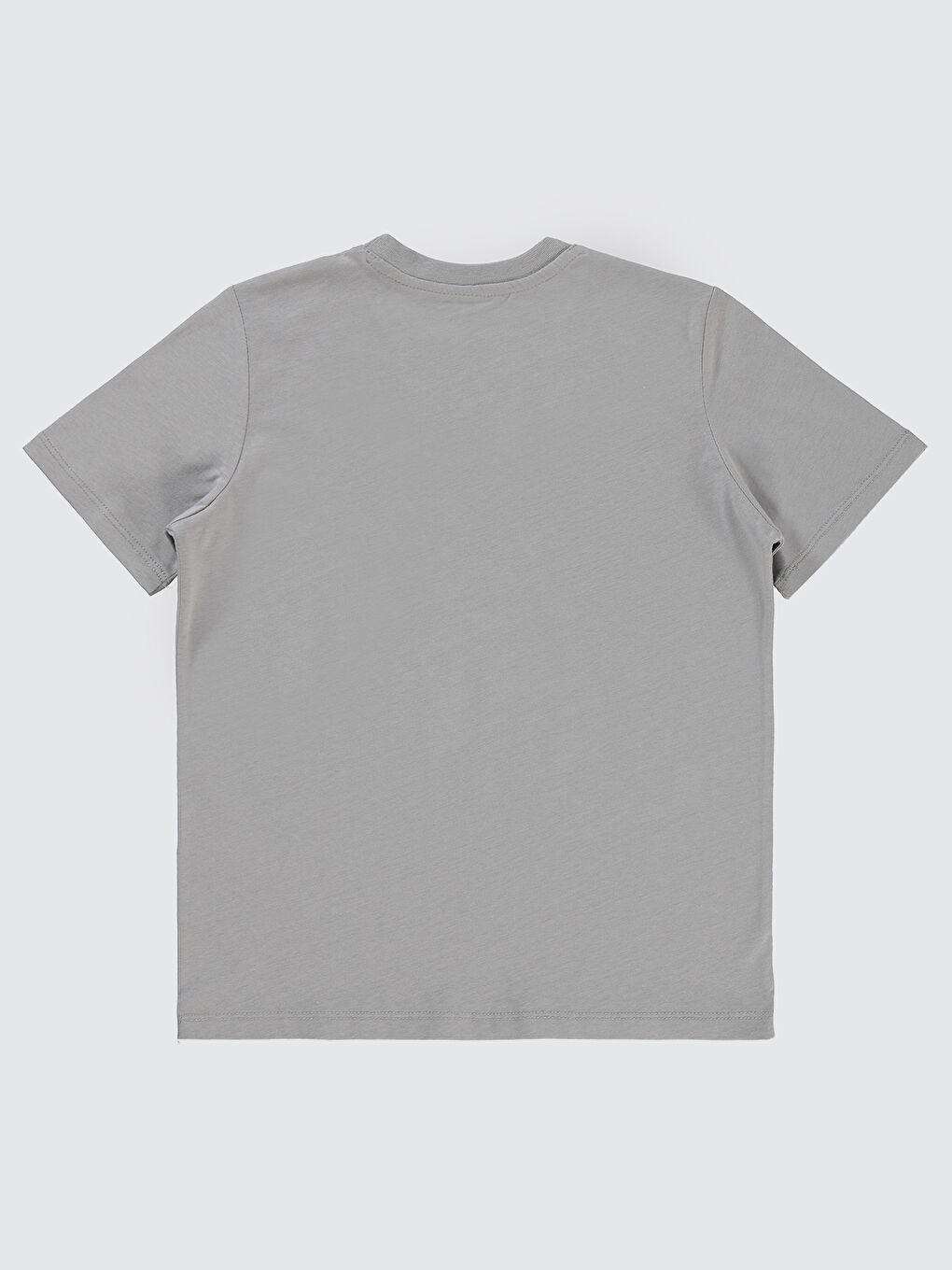 Boys Erkek Çocuk Tişört 6-9 Yaş Gri-1